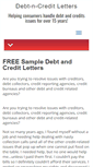 Mobile Screenshot of debt-n-credit-letters.com